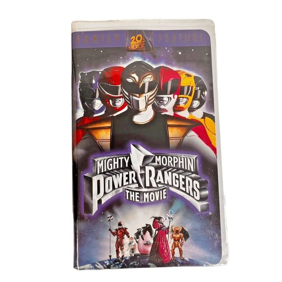 1996 Mighty Morphin Power Rangers The Movie VHS Tape Clamshell Case Vintage - Picture 2 of 9